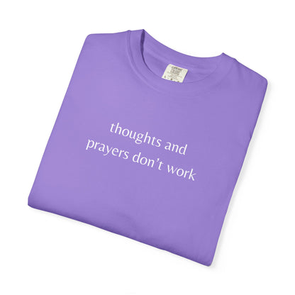 "Thoughts and Prayers Don't Work" | Gun Laws Support